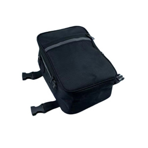 <b>Black</b> And Gray Waterproof Bicycle Rear Rack Bag With Inner Liner For Electric Bike <b>Trunk</b> Mount Polyester Material - Product Image 3