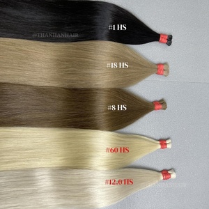 Listo para enviar Extensiones de cabello humano vietnamita Color a granel Natural recto Longitud completa de 6-32 pulgadas - Product Image 4