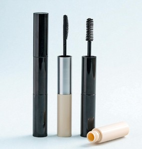 Hot bán 5 ml + 5 ml nhựa xi lanh Màu Đen Đôi đã kết thúc Mascara ống rỗng mỹ phẩm container bán buôn - Product Image 3
