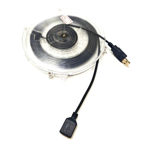 ترجيع تلقائي ، بكرة صغيرة ذاتية الاستخراج USB تمديد من أجل شحن الكمبيوتر المحمول والكمبيوتر المحمول - Product Image 3