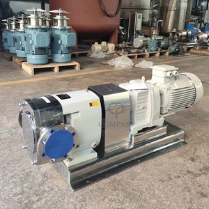Nuevo producto 0.75HP 0.55KW SS304 Bomba rotativa con motor de China para leche facial limpiadora, gel para el cabello, tintes para el cabello - Product Image 4