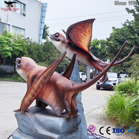 Modèle de pterosaure animatronique 3D avec son et mouvements réalistes