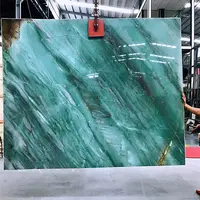 Natural Green Onyx Polished Marble Slab, 2 cm Thickness