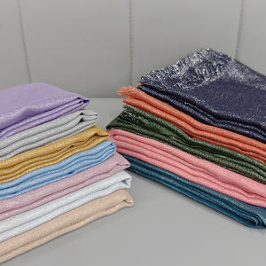 Pañuelo Turbante de Viaje de Poliéster Jersey, Venta al <span class=keywords><strong>por</strong></span> Mayor, Nuevo Pañuelo de Gasa de Chifón con Perlas para Otoño, Hijabs - Product Image 3