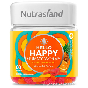 Hot bán <span class=keywords><strong>Vitamin</strong></span> <span class=keywords><strong>D</strong></span> nghệ tây Chiết Xuất Cải thiện khả năng miễn <span class=keywords><strong>d</strong></span>ịch khỏe mạnh <span class=keywords><strong>d</strong></span>ành cho người lớn Gummy 60 đếm - Product Image 1