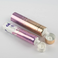Tube cosmétique en aluminium-plastique laminé entièrement personnalisable de 2 ml à 450 ml, emballage vide en aluminium pour crème et dentifrice à presser