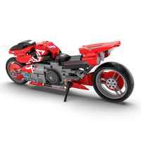 Cada C64001 Cyber Night CT-3X Moto de course super rapide, blocs de construction de véhicules, ensemble de jouets de construction de voitures