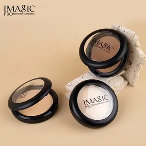 IMAGIC maquillaje cara polvo Oild Control polvo presionado con 4 colores