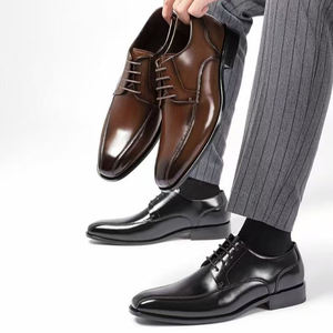 รองเท้าหนังผู้ชายแบบคลาสสิก Goodyear Welted ทำมือ ขายส่ง - Product Image 1