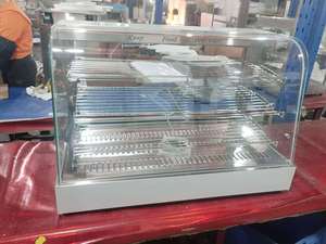ที่มีคุณภาพสูงอุ่นอาหารแสดงอุ่นไฟฟ้าร้อนตู้โชว์ขายส่ง - Product Image 6