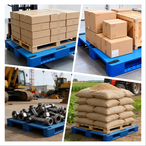 พาเลท4ทางขนาด48X40ยูโรสำหรับงานหนักพาเลทแบบฉีดพลาสติก HDPE - Product Image 5