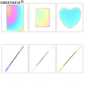 Palette de couleurs d'anneau d'<span class=keywords><strong>ongle</strong></span> d'acier inoxydable Palette peinte d'or de coeur <span class=keywords><strong>papillon</strong></span> mélangeant des outils d'affichage d'art d'<span class=keywords><strong>ongle</strong></span> de plaque de peinture de <span class=keywords><strong>dessin</strong></span> - Product Image 3