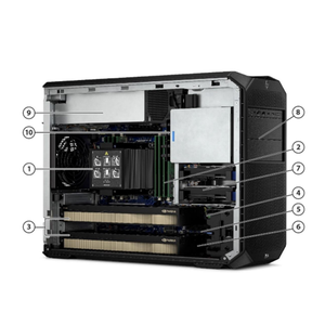 Estación de Trabajo HP Z4 G5 de Alto Rendimiento con Procesador Intel Xeon W5-2465X, 64 GB de DDR5, SSD de 512 GB, GPU T10004G, DVDRW, 775 W - Product Image 4