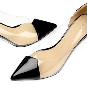 Chaussures à talons aiguilles transparentes à enfiler pour femmes, bout pointu, chaussures de mariée, chaussures de soirée, escarpins fermés - Product Image 3