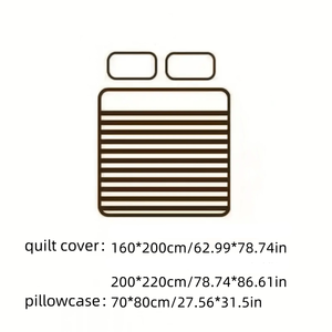Ensemble de literie moderne à carreaux bleu-gris en stock en Pologne, housse de couette à carreaux pour la livraison directe en UE, 3 pièces de linge de lit - Product Image 6