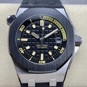 Nuevo reloj mecánico de alta calidad resistente al agua 42mm ZF fábrica 4308 movimiento 15720 bisel de cerámica negra súper reloj de buceo - Product Image 1