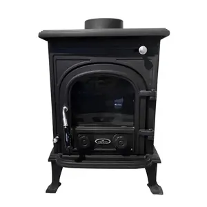 CE 6KW Small wood coal stove indoor fireplace manufacture cast iron stove