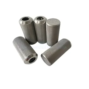 China filter supplier metal sintered felt filter cartridge Used for plastic processing machine double screw extruder