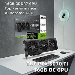Asu's tuf chơi game geforces RTX 5070 ti 16GB gddr7 oC phiên bản 1432 ngọn ai hiệu suất GPU 12GB Video Card đồ họa chơi game mới - Product Image 2