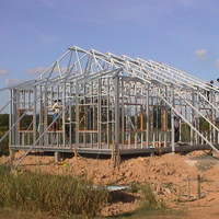 Bon marché villa modulaire à ossature en acier préfabriquée de conception moderne maisons de 3 chambres à coucher préfabriquées autre maison de construction