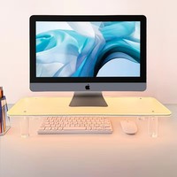 Expositor de Acrílico Personalizado al por Mayor, Soporte de Acrílico Moderno para Computadora, Expositor de Acrílico