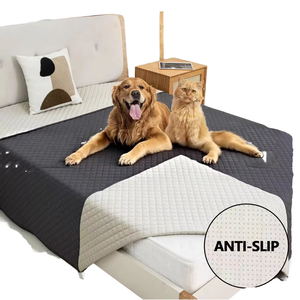100% Wasserdichte Flammhemmende Haustierfreundliche Decke Einfarbig Universeller Rutschfester Sofa-Bett-Möbelschutz Anti-Staubmilben - Product Image 1