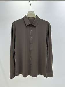 All'ingrosso tessuto in poliammide Spandex Top Casual da uomo con colletto lungo a maniche rapide e traspirante antirughe primavera camicia - Product Image 2