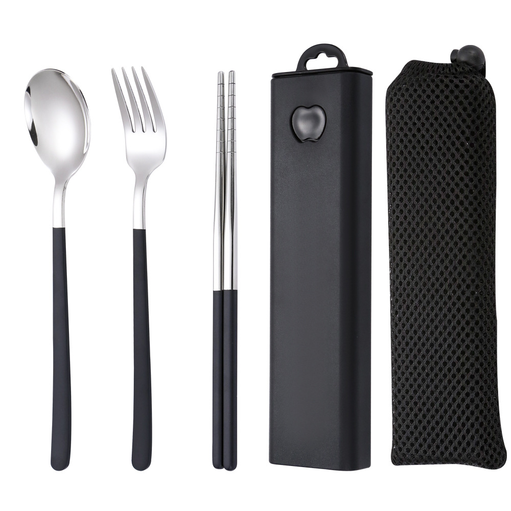 3 pièces argent avec anse noire + sac