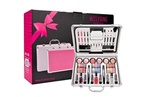 Xách Tay Cô Gá<span class=keywords><strong>i</strong></span> Trang Đ<span class=keywords><strong>i</strong></span>ểm Kit Món Quà Thiết Lập Chuyên Nghiệp Trang Đ<span class=keywords><strong>i</strong></span>ểm Thiết Lập Thờ<span class=keywords><strong>i</strong></span> Trang Trang Đ<span class=keywords><strong>i</strong></span>ểm Bộ Mỹ Phẩm Hộp <span class=keywords><strong>Make</strong></span> Up Kit - Product Image 3