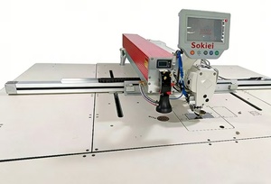 Nueva Máquina de Coser Industrial Automática de Cama Plana con Aguja Única y Puntada de Seguridad para Patrones de Placas de Molde de Cremalleras de Ropa - Product Image 2