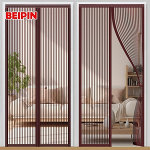 Cortina <span class=keywords><strong>Mosquitera</strong></span> Moderna de Alta Gama, Cortina para <span class=keywords><strong>Puerta</strong></span> de Entrada 2025, Malla de Diamante, Separador de Ambientes con Tira Magnética - Product Image 5