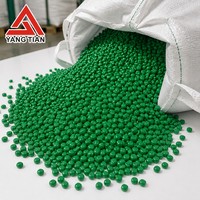 Masterbatch vert brillant pour film soufflé avec faible taux d'additifs (2%-3%) pour l'extrusion de plastique PE/PP