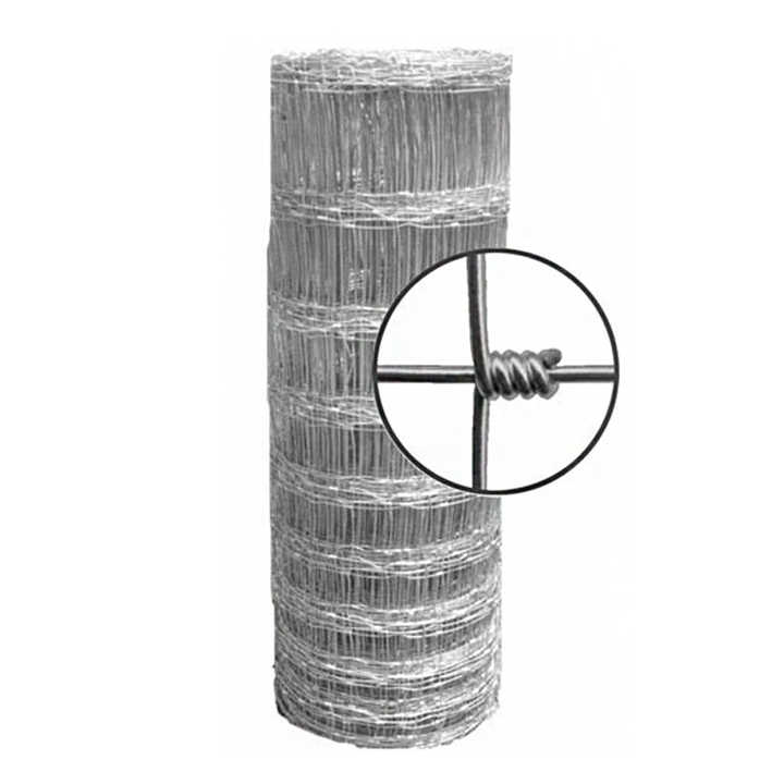 High Tensile Electric Galvanized Hinge Joint Woven Wire Mesh for Livestock Field Farm Game Field Fence for Fencing Trellis Gates