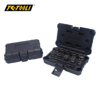 Juego de 13 Extractores de Tuercas y Pernos de Acero de Aleación para Taller Automotriz, Herramientas de Reparación para Remover Fijaciones