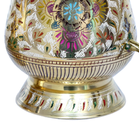 Chope à bière artisanale en laiton plaqué, design cachemire, moderne, traditionnel, antique, pour bar à domicile et cadeaux
