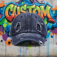 Gorra de Béisbol Personalizada de Alta Calidad, Estilo Dad Hat, Sin Estructura, de Algodón Lavado, Retro Vintage, Unisex, 6 Paneles, Visera Curva