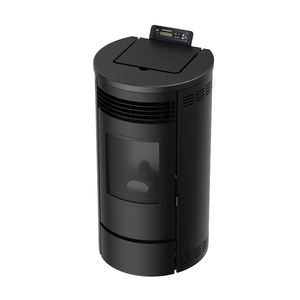 NB-PR 9KW Écologique Style Moderne Rond Poêle Autoportant Cheminée Intérieure avec WIFI Télécommande Biomasse <span class=keywords><strong>Bois</strong></span> Pellet - Product Image 2