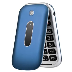 D302 Ponsel 1.77 Inci Murah Harga Murah Telepon Seluler Flip Digunakan Warga Senior