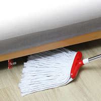 KOOCCA 410g Serpillère en microfibre de coton de haute qualité Produits de nettoyage ménager Serpillère plate magique super absorbante pour balayer le sol