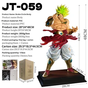 Statua GK Super Saiyan Broly Dragon Bell, Figura <span class=keywords><strong>Anime</strong></span> in PVC di Alta Qualità, Modello da Collezione in Posa da Combattimento, Regalo per i Fan - Product Image 6