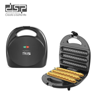 Appareil à hot-dog DSP Hot Pick 750W <span class=keywords><strong>Pro</strong></span> avec 3 plaques antiadhésives et contrôle automatique de la température-Machine à maïs commerciale (base antidérapante) - Product Image 1