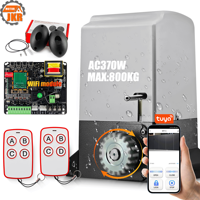 Kit de Motor para Puerta Corredera Inteligente Tuya, 800 kg, 370 W, con Sensor Infrarrojo y Límite de Resorte, para Operadores de Puertas Exteriores de Villas