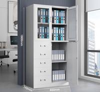 Archivador de oficina de metal con cerradura Gabinete de almacenamiento de oficina para documentos Archivos Papelería