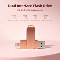 Clé USB double interface USB-A USB-C OTG, mémoire flash USB2.0 USB3.2 pour téléphone portable Android, ordinateur portable, tablette, USB personnalisé imprimé