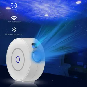 Lámpara Led de noche para habitación de sueño de niños, proyector de <span class=keywords><strong>galaxia</strong></span> con ondas de agua, con diseño de espacio estrellado, para el hogar - Product Image 1