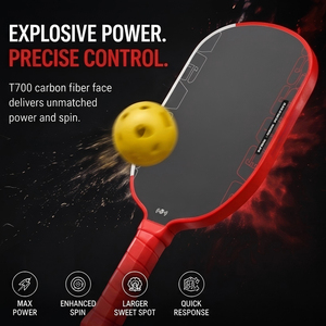 <span class=keywords><strong>Raquette</strong></span> de pickleball en fibre de carbone brute Toray T700 Agasi Pro IV approuvée par l'USAPA, 14 mm 16 mm, noyau en mousse TFP GEN4 - Product Image 3