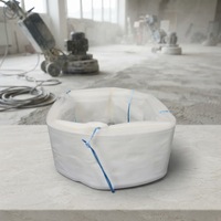 Sac de rechange pliable continu de 22 m pour aspirateur à poussière de menuiserie