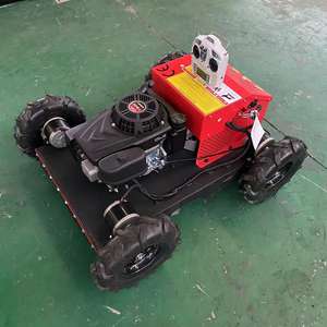 Cortadora <span class=keywords><strong>de</strong></span> Césped Robótica Autopropulsada <span class=keywords><strong>de</strong></span> Gasolina <span class=keywords><strong>de</strong></span> 7.5HP con Control Remoto Industrial para Uso en Huertos y Todo Terreno - Product Image 5