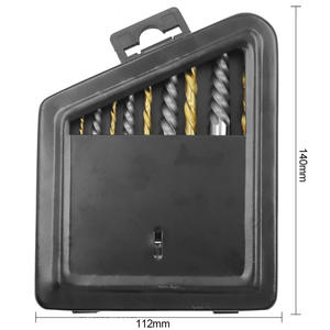 Juego de 10 extractores de brocas de acero de alta velocidad para mano izquierda, totalmente rectificados, en caja de hierro, con kit de extracción de tornillos rayados para exportación - Product Image 4