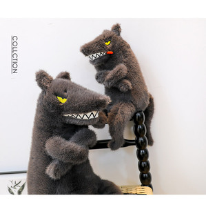 Nuovo peluche lupo grigio grande lupo artiglio grigio macchina regalo di compleanno in cotone morbido peluche - Product Image 6